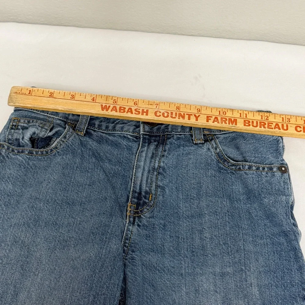 OshKosh Bgosh Kids Classic Straight Blue Jeans Medium Wash Denim Boys 7 Husky